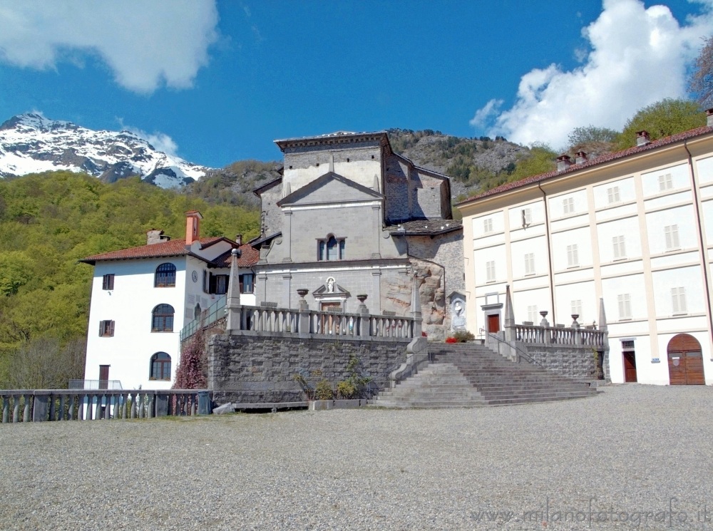 Campiglia Cervo (Biella, Italy) - Sanctuary of San Giovanni from Andorno